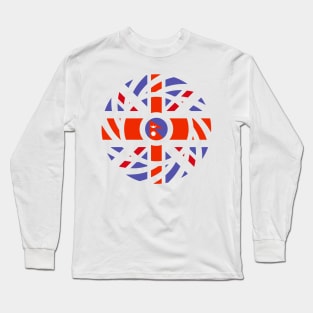 British Nepalese Multinational Patriot Flag Long Sleeve T-Shirt